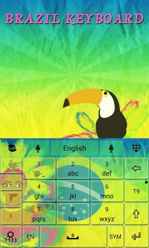 Brazil Carnival Keyboard Theme截图5