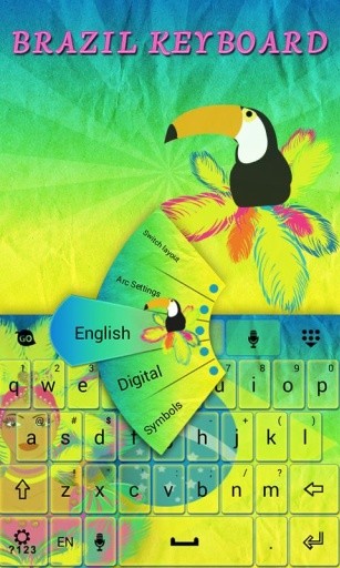 Brazil Carnival Keyboard Theme截图3