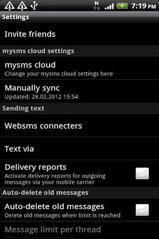 Websms - mysms out Connector截图4