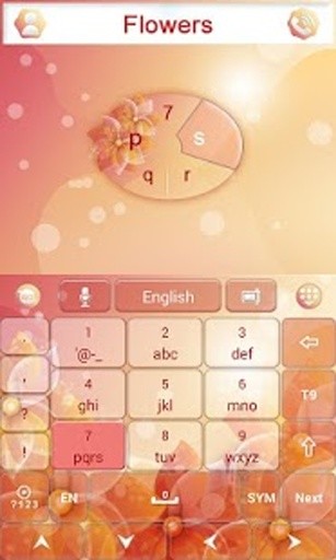 Flowers GO Keyboard截图3