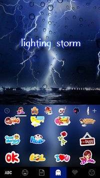 Lighting Storm Kika Keyboard截图5