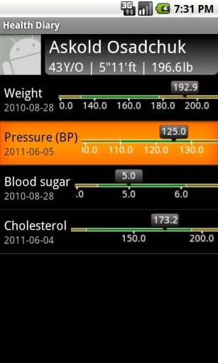 Health Diary截图6