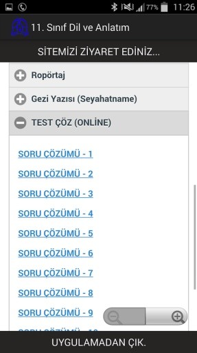 11. Sınıf Dil ve Anlatım截图6