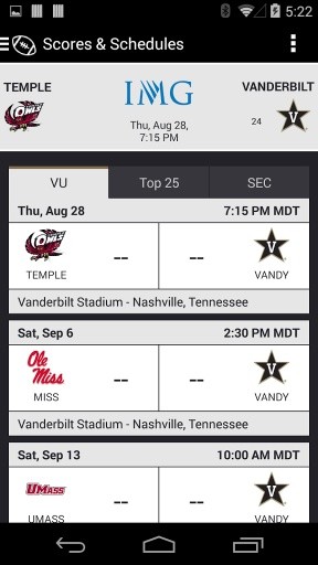 VU Gameday截图5