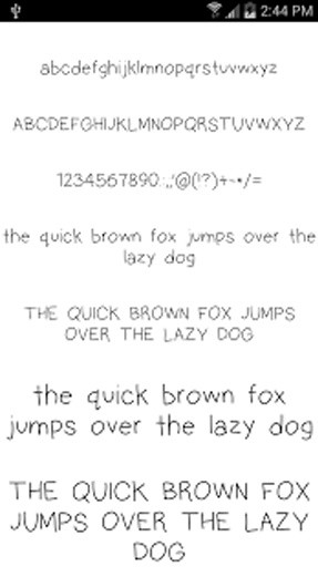 Free Fonts Pack 16截图3