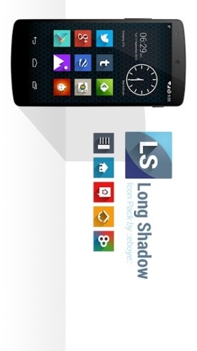 Long Shadow Icon Pack NoMask截图3