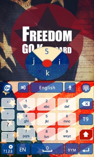 USA Freedom GO Keyboard Theme截图5