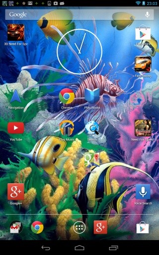 Aquarium 3D LWP截图2