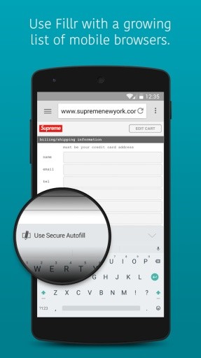 Fillr - Secure Mobile Autofill截图2