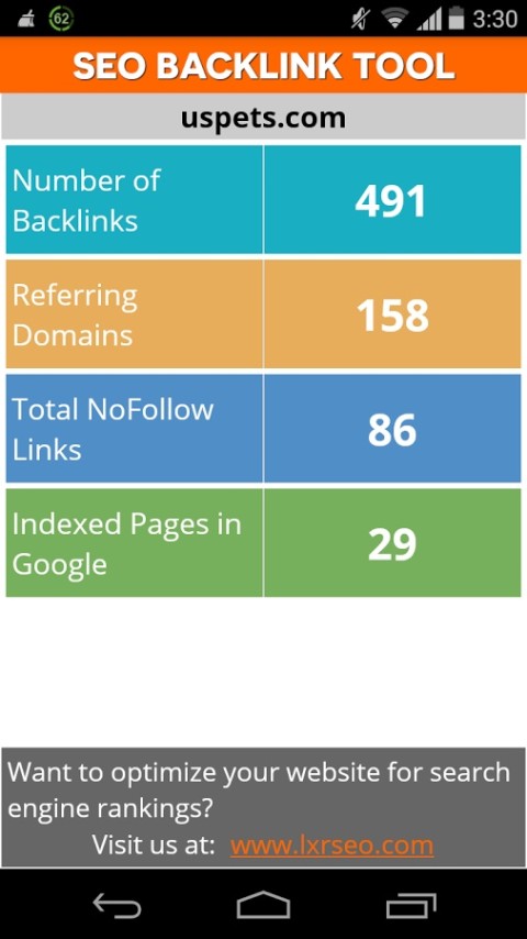 SEO Backlink Tool截图2