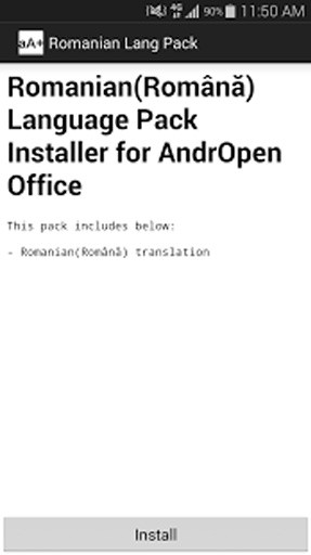 Romanian Lang Pack for AndrOpen Office截图1