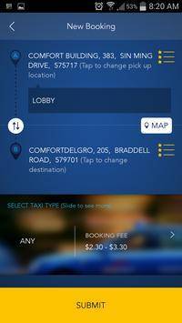 ComfortDelGro Taxi Booking App截图3