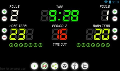 Basketball Scoreboard截图2