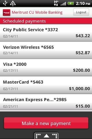Meritrust CU Mobile Banking截图5