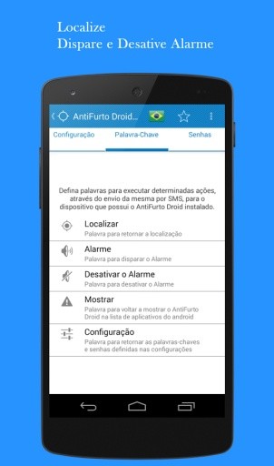 AntiFurto Droid SMS截图5