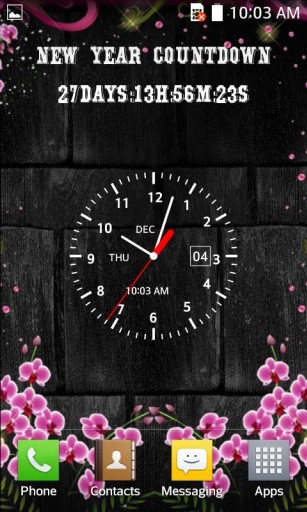 Photo Clock Live Wallpaper截图7