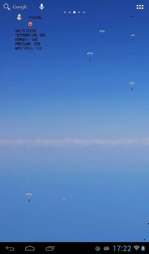 Skydivers - Real weather截图1