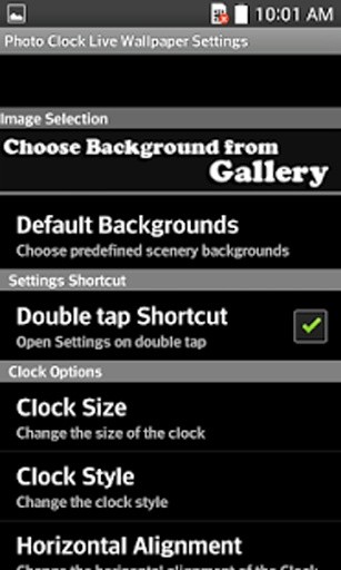 Photo Clock Live Wallpaper截图3