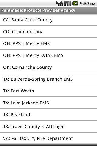 Paramedic Protocol Provider Agency截图1