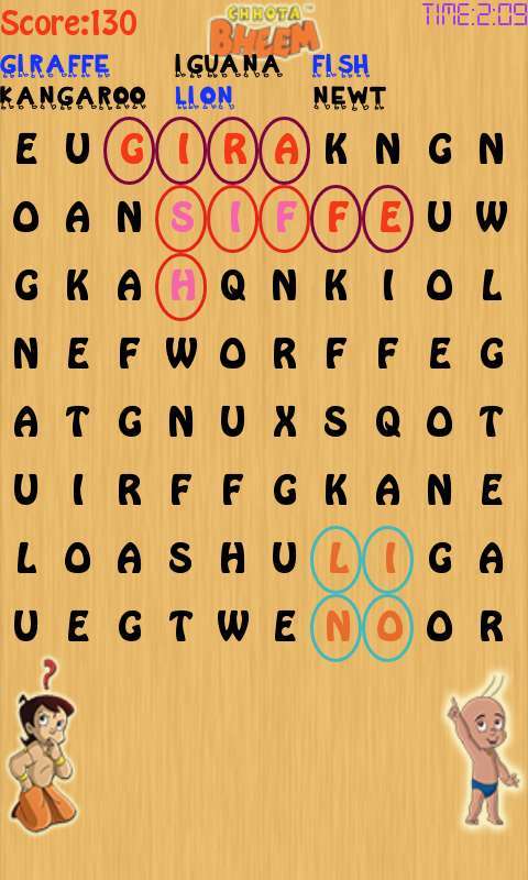 Word Puzzles with Bheem截图1