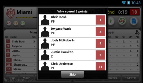 Basketball Scoreboard截图5