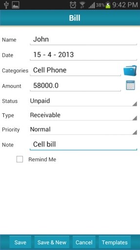 Bill Reminder Free BillManager截图10