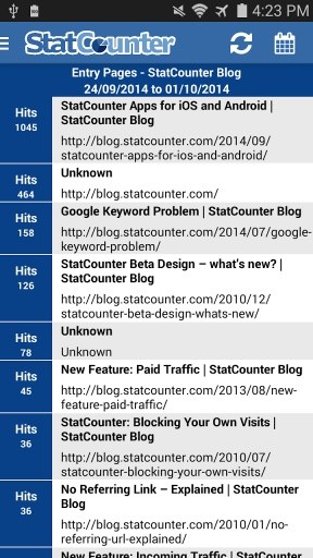 StatCounter Web Analytics截图5