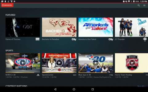 Rogers Anyplace TV Tablet截图4