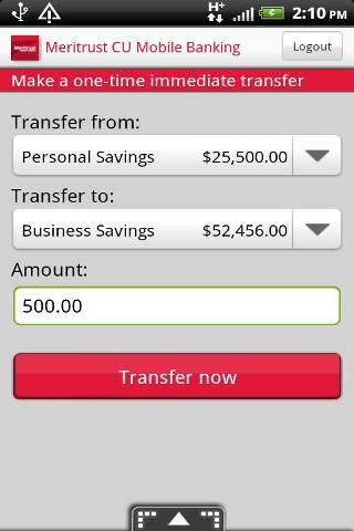 Meritrust CU Mobile Banking截图1