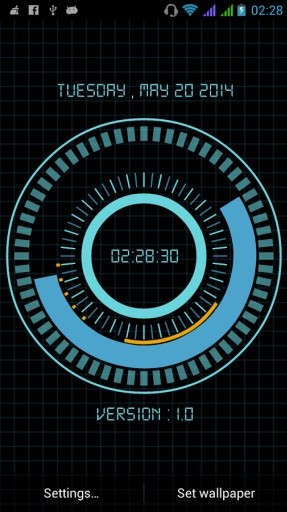 Animated Digital Clock Free截图4