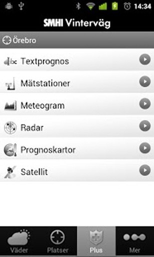 SMHI Vinterv&auml;g截图2