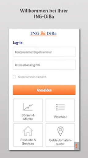 ING-DiBa Mobile Banking + Brokerage截图1