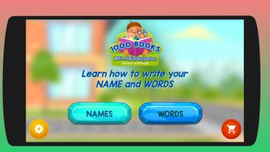 1000 Books Before Kindergarten Name & Word Writer截图3