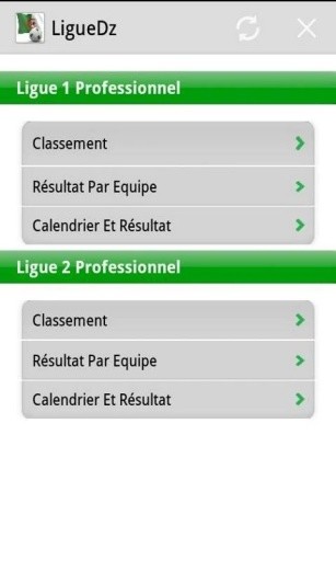 Ligue de football Algérien截图6