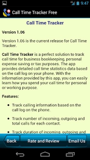 Call Time Tracker + Call Blocker Free截图8