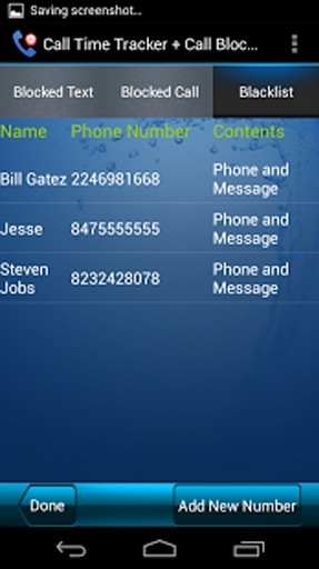 Call Time Tracker + Call Blocker Free截图6