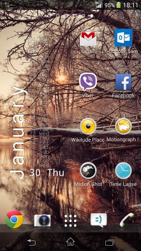 Xperia Calendar Widget截图2