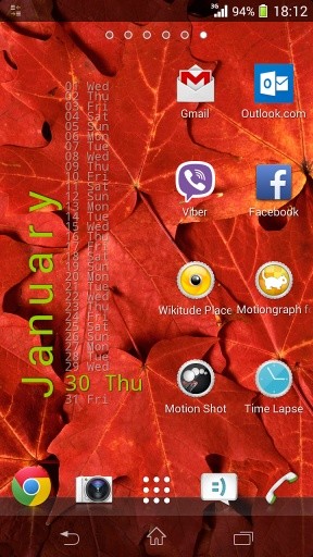 Xperia Calendar Widget截图4