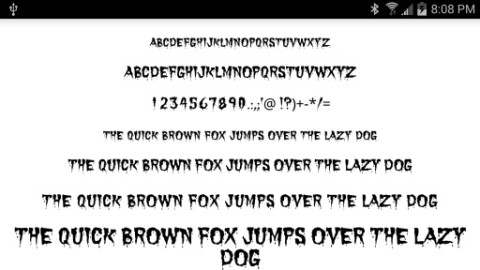 Halloween Fonts 50截图5