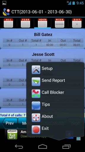 Call Time Tracker + Call Blocker Free截图10