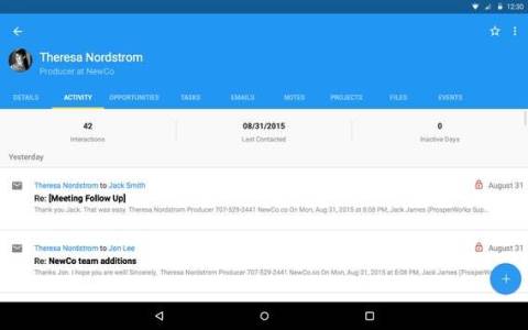 ProsperWorks CRM for And...截图10