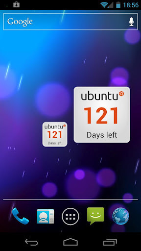 Ubuntu Countdown Widget截图2