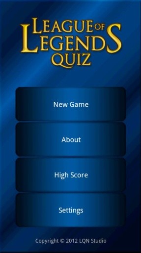 League of Legend Quiz截图1