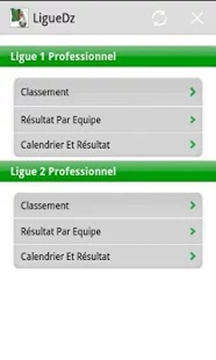 Ligue de football Algérien截图2