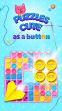 Button Cat match 3 cute cat puzzle games截图4