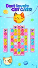 Button Cat match 3 cute cat puzzle games截图3