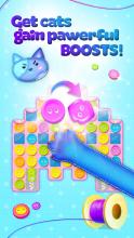 Button Cat match 3 cute cat puzzle games截图2