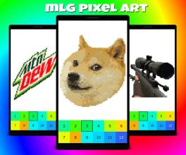 MLG Memes Color By Number MLG Pixel Art截图4