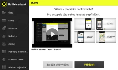 Mobiln&iacute; eKonto Raiffeisenbank截图5