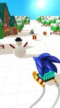 Sonic Xmas Slide: Hedgehog Dash Classic Adventure截图1